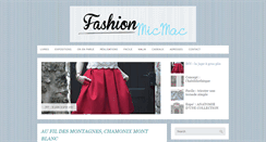 Desktop Screenshot of fashionmicmac.com